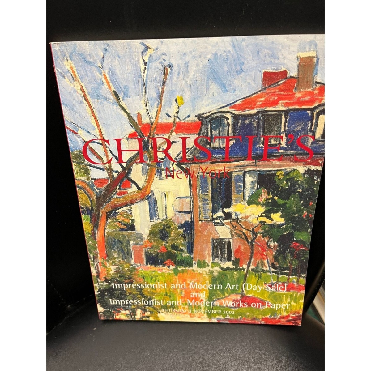 Christie's 7 November 2002 Auction Catalogue Impressionist and
