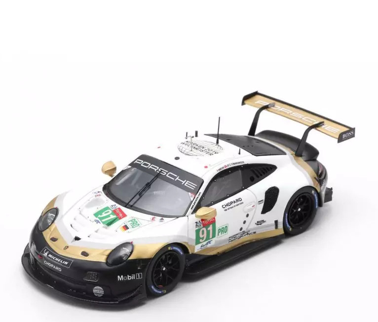 SPARK S7936 Porsche 911 RSR Porsche GT Team 2nd LMGTE 24H LM 2019 1/43 #NEW