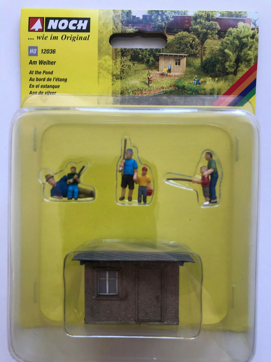 NOCH „Am Weiher“ – Detailliertes Landschafts-Set Für Die Modelleisenbahn (Spur H0)