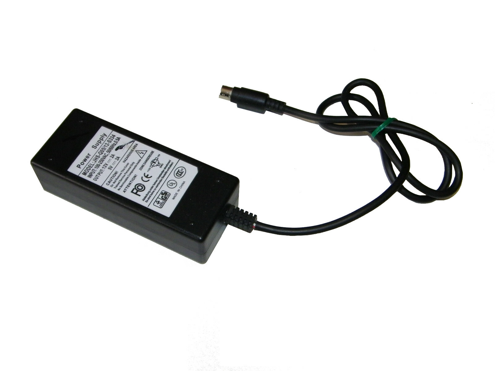 Power Supply Model JHSQ05/12S334 AC Adapter 12/5V DC 2/2A 5 polig **7 eBay