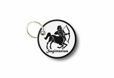Keychain embroidered patch zodiac sign sagittarius
