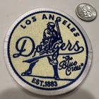 Los Angeles Dodgers embroidered iron on patch Approx 3.5”x  3.5” Beautiful!!