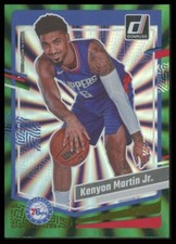 2023-24 Donruss Green Laser Holo #159 Kenyon Martin Jr. Philadelphia 76ers