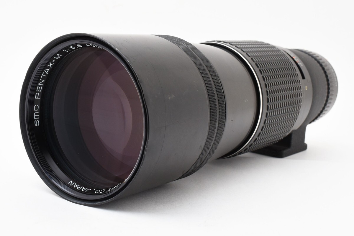 smc PENTAX-M 400mm f/5.6 レンズ EXC+++++] SMC Pentax M 400mm f/5.6 Telephoto MF Lens K Mount