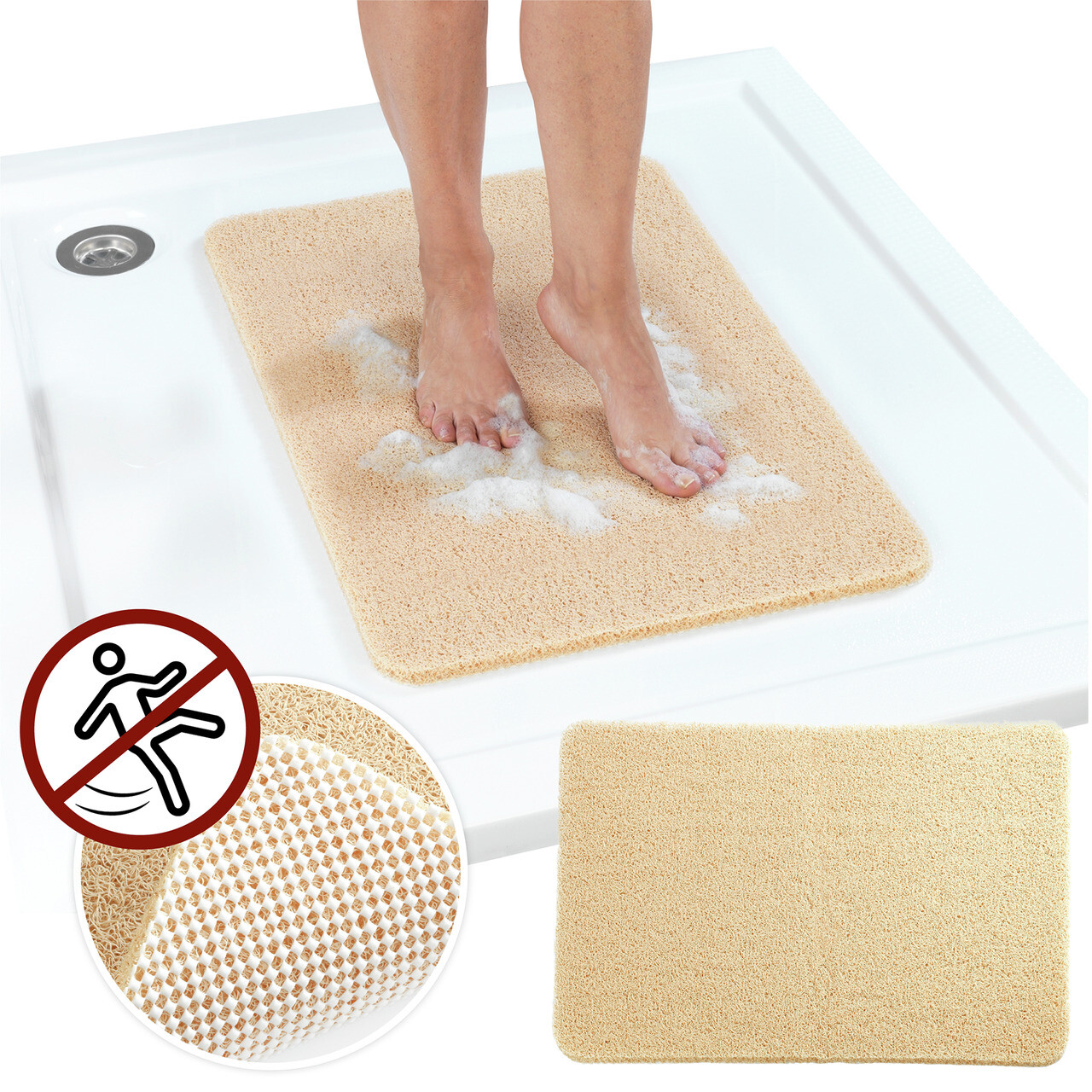 WENKO Wellness Fußmatte beige online kaufen | eBay