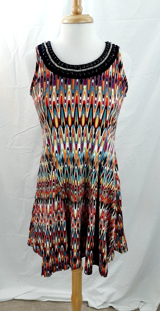 Beaded top swing dress