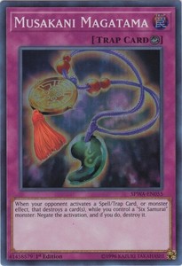 Musakani Magatama - SPWA-EN055 - Super Rare - 1st Edition x3 - Near Mint