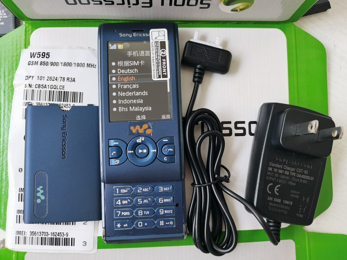 Sony Ericsson Sony Ericcson Walkman W595 - Blue (Unlocked