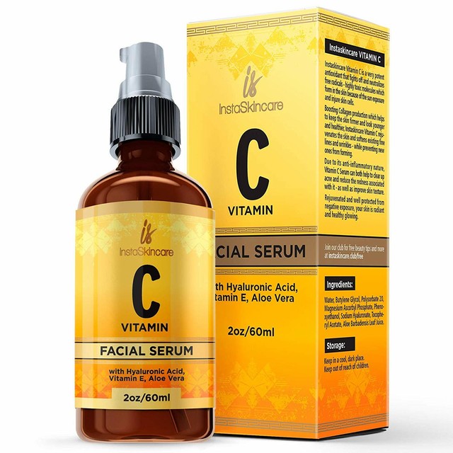vitamin e and c face serum