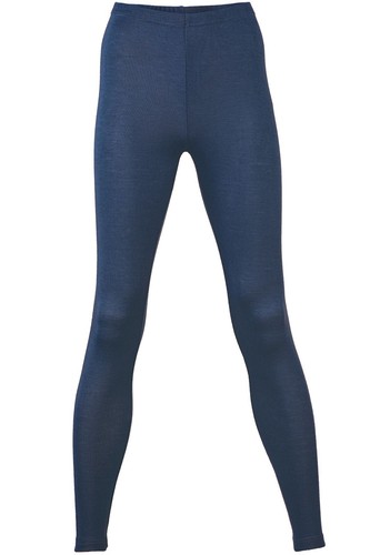 Engel Natur Damen Leggings marine blau Hose lg 70 % Wolle 30 % Seide 46 48 neu - Bild 2 von 5