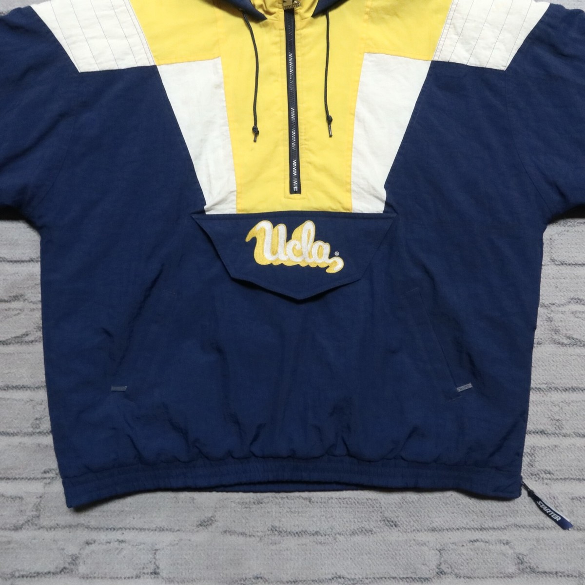 Vintage 90s UCLA Bruins Pullover Parka Jacket by Starter Size XL