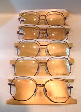 Vintage 5 pc. SOPHIA LOREN M56 Tortoise 55/17 Eyeglass Frame Lot New Old Stock