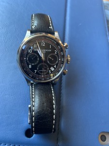 Baume And Mercier Capeland Chronograph Wrist Watch For Men Black Ebay