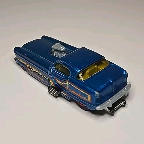 Hot Wheels Metrorail Nash Metropolitan Blue Car HW Hot Rods - Picture 2 of 7