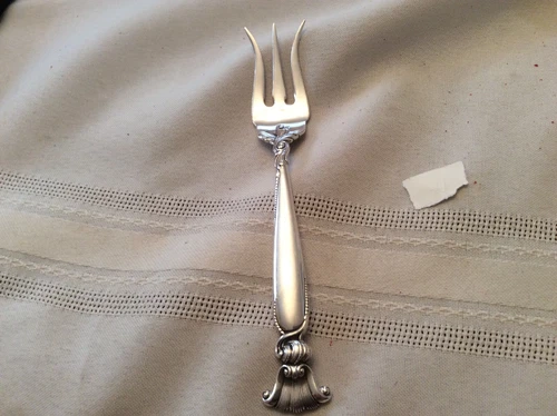 Sterling Silver Romance Ofthe Sea By Wallace Cocktail Fork