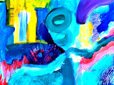 ART GEOMETRIC, Colorful, Vibrant, Abstract, Linear Design, FREE SHIPPING