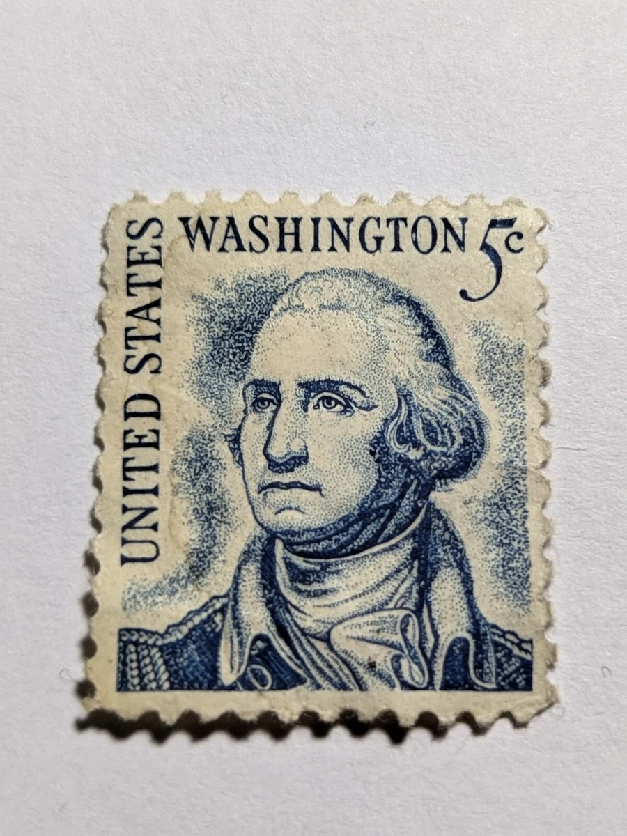 5 Cent Washington Blue Used US Stamps (1901-Now) for sale | eBay