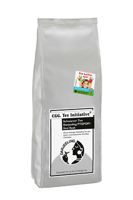 500g Darjeeling first flush TGFOP loser schwarzer Tee Initiative 