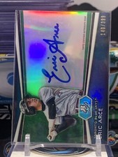2012 Bowman Platinum Prospect Autographs Green Refractors Eric Arce /399 TZ 8F