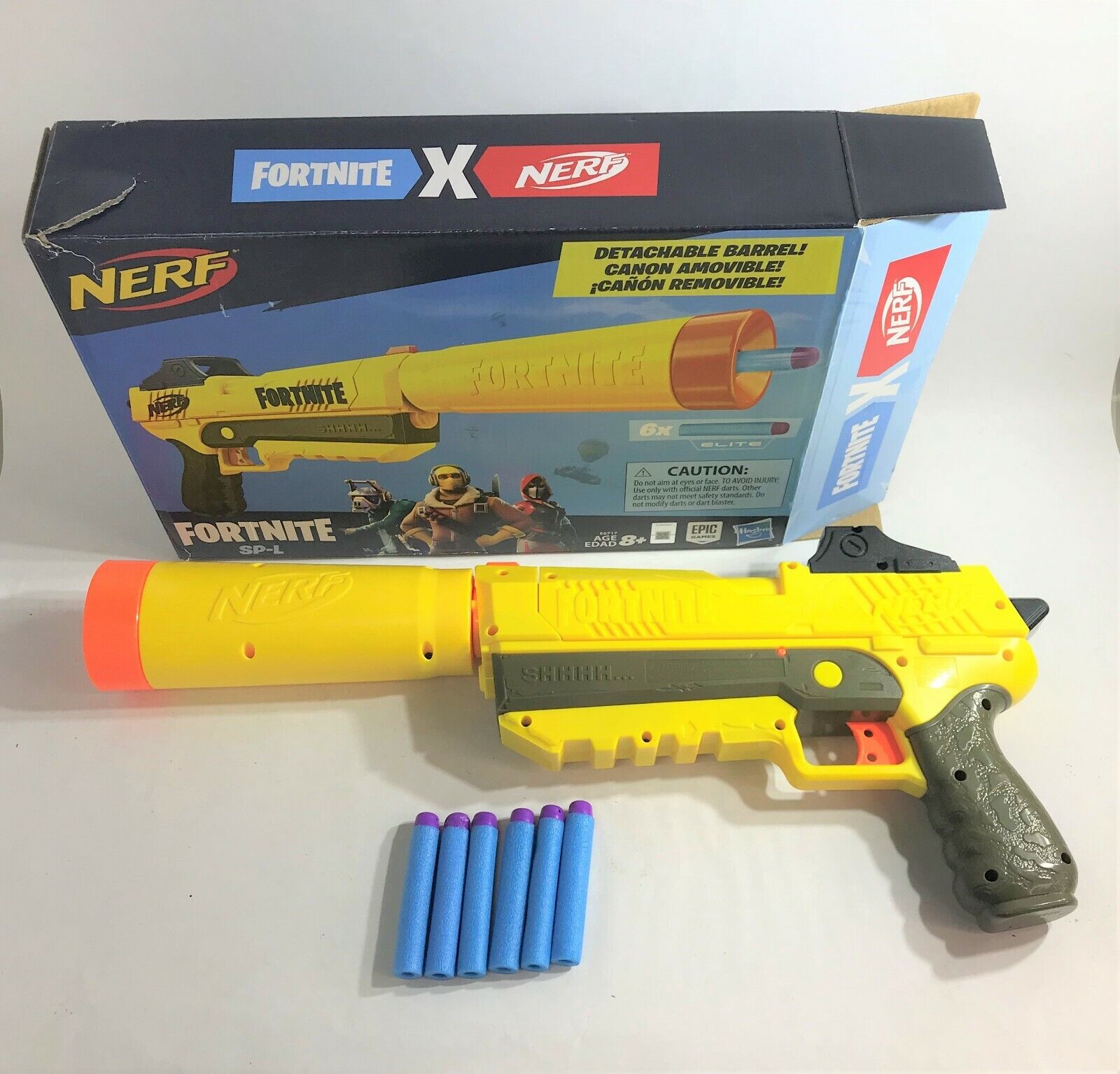 Fortnite SP-L Nerf Blaster with 6 Darts - Entertainment Earth