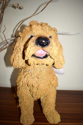 Gartenfigur Hund Basset Fauve de Bretagne Z3046  lebensechte Deko