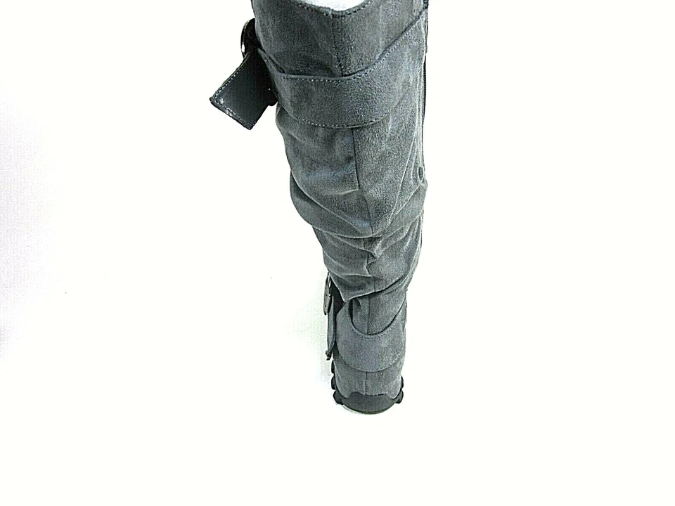 Botas de media pantorrilla Soda para mujer Merger, grises talla 8 M de EE. UU., talla 39 EUR, talla 6 del Reino Unido Foto 4 de 4