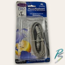 6' Belkin Pro Mouse/Keyboard Extension for PS/2 F2N035-06