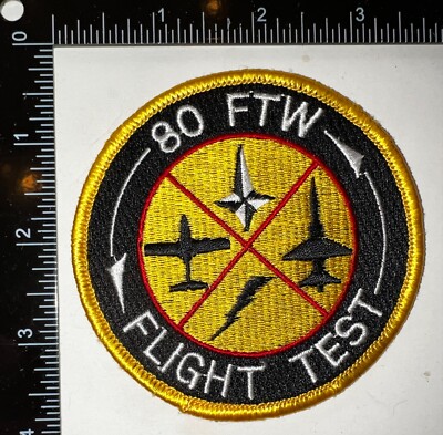USAF US Air Force 80th Fighter Training Wing Flight Test Patch