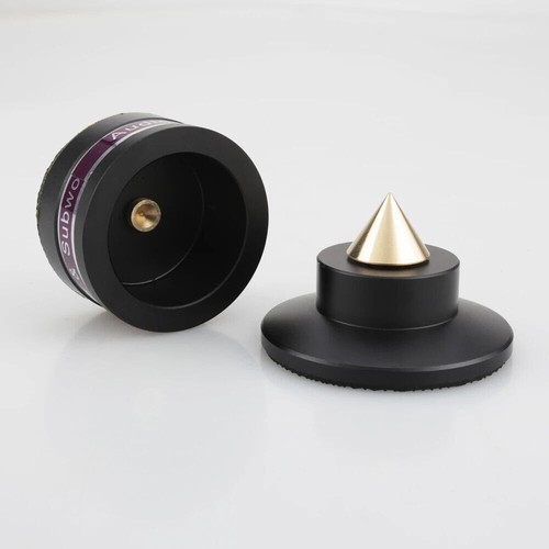 4pcs HiFi Audio Speaker Subwoofer Amp Turntable Isolation Feet Spikes Base Pad - Afbeelding 6 van 10