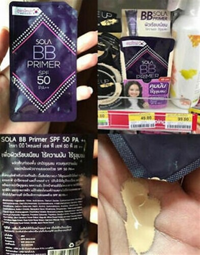 Sola BB Primer SPF 50 PA++ 7 ml 0.24 fl oz Box of 6 Brightening. - Picture 6 of 8