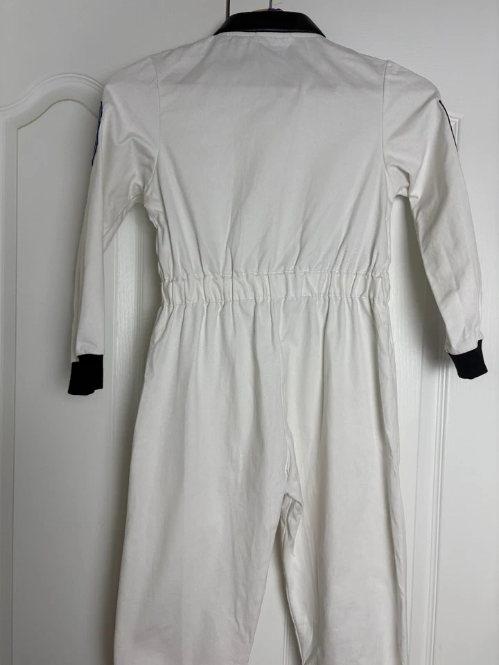 Traje de Vuelo NASA Disfraz Blanco Juvenil Talla 6-7 Años Mono Foto 3 de 4