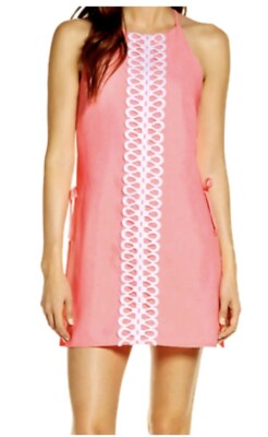 Lilly Pulitzer Damen Perlen Strampler - Lillys Koralle - Größe 14 - Einzelhandel 178 $