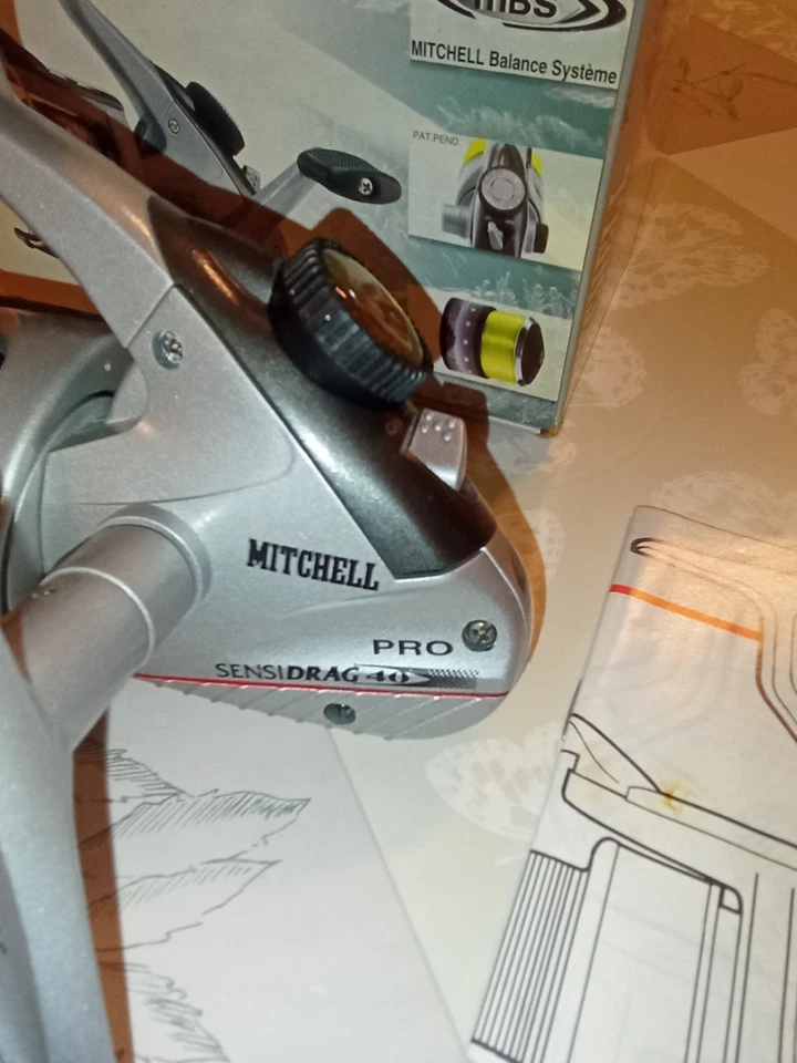 Très Rare Moulinet MITCHELL SENSIDRAG 40 PRONeuf Old Stock NO FULL CONTROL  - Immagine 3 di 4