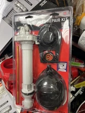Toilet Repair Kit Universal Fill Valve Flapper Float Rod Leak Fix Plumbing Tool