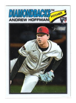 Andrew Hoffman 2026 Topps Heritage #211 Chrome RC Rookie Diamondbacks