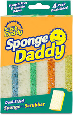 Sponge Daddy - Multipurpose Cleaning Scrubber and Sponge - One Side for Scrubbin