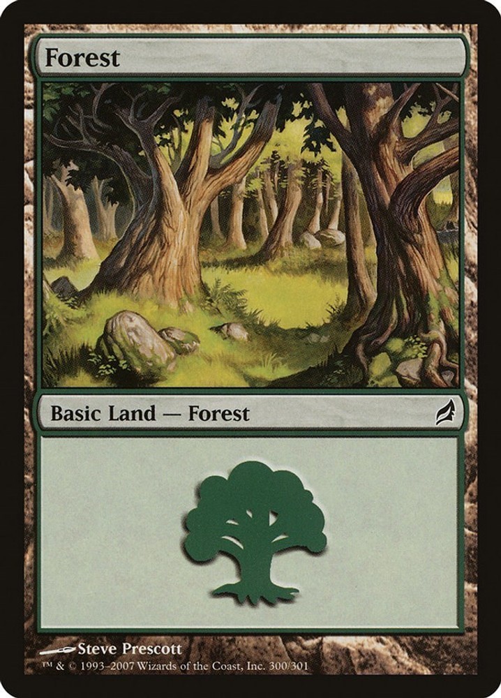 Forest Lorwyn Foil MTG 300 MP