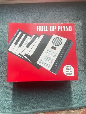 NEW Excalibur Roll Up Piano Keyboard 49 Keys LED Display Music Teacher Travel