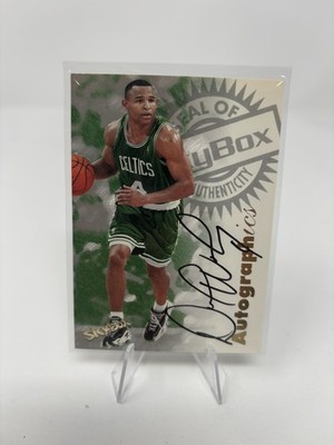 1997 SkyBox Autographics David Wesley Signed Autograph Celtics