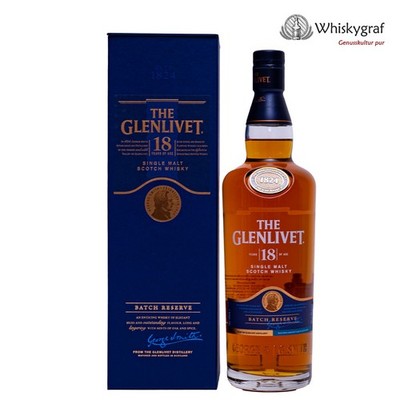 147,14 /L Glenlivet 18 Jahre Batch Reserve Single Malt Scotch Whisky 40%vol 0,7L
