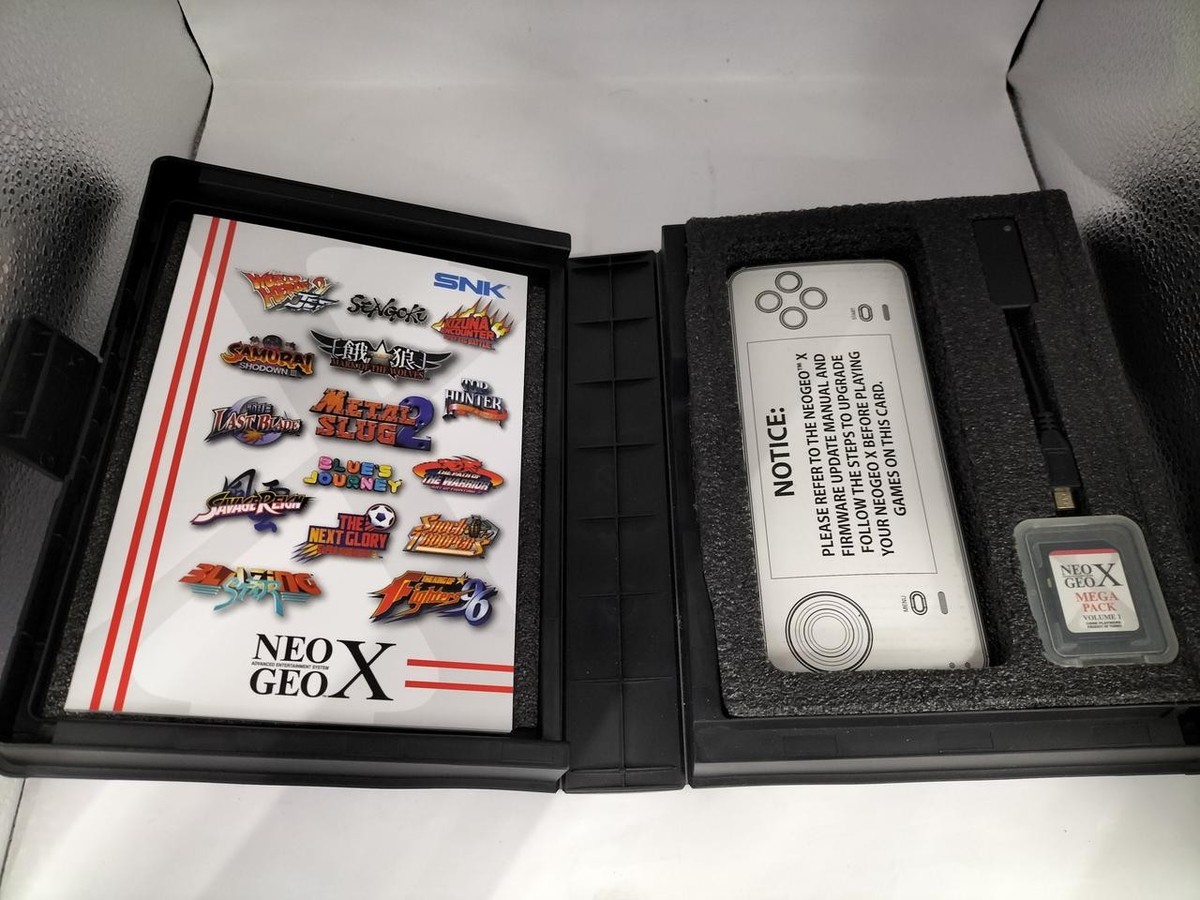 SNK Neo Geo X Mega Pack Volume 1 Game Card 15 Classic Games Metal