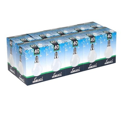 10 x Leuci Glühbirnen Tropfen 40W E14 MATT Glühlampe 40 Watt warmweiß dimmbar