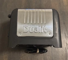 Dualit DPP2A Lite 2-Slice Toaster - Black / Silver - TESTED WORKING