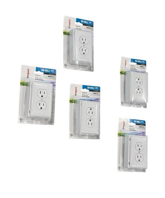 WIREMOLD ON-WALL WHITE PVC 1 In. OUTLET BOX KIT NMW2-D BOX OF 5 PCS