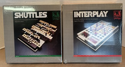 VTG 1983 Shoptaugh Games (2 NIB Games) SHUTTLES & INTERPLAY-NEW SEALED!