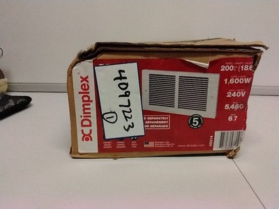 Dimplex Register Series Electric Wall Heater Complete Unit. Model D2