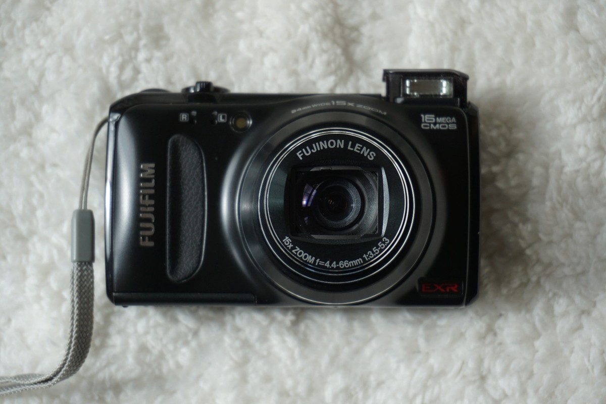 Fujifilm FINEPIX F500EXR Black 16.0 MP Digital Camera English | eBay