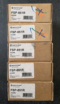 NOTIFIER FSP-851R REMOTE TEST CAPABLE PHOTO SMOKE DETECTOR ''IVORY'' NEW 5 AVAIL.