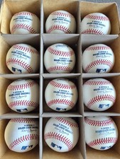 1 Dozen Rawlings Official Major League Baseballs 
