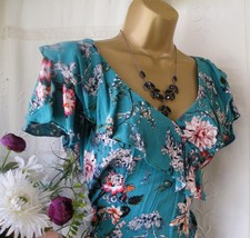 ๐******MONSOON PRE-OWNED "FLORAL GREEN" DRESS SIZE 16******๐